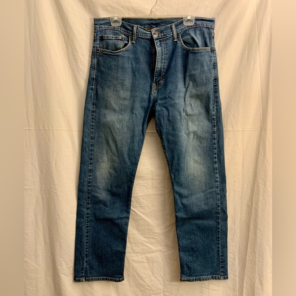 Men's LEVIS 505 Straight Fit ~ Medium Blue Jeans Tag 36 x 30 - Picture 1 of 6
